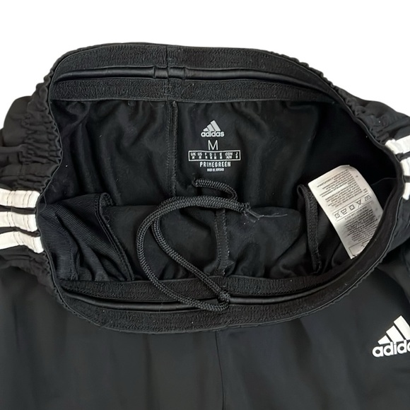 Adidas Trico Track Pants Black Ankle Zip Trefoil Stripe Drawstring CE9963 Medium - Picture 8 of 13